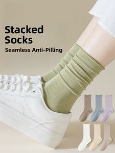 MiiOW | Antibacterial Anti Odor Cotton Blend Socks Womens Mid Calf No Show Pilling Resistance New 2025 MiiOW Cat Lady Socks