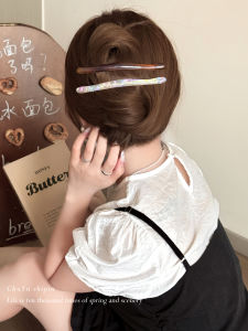 Elegant Simple Acetate Hair Clips Womens Side Spring Clamp Versatile Korean Style Hair Accessories for Various Hair Types