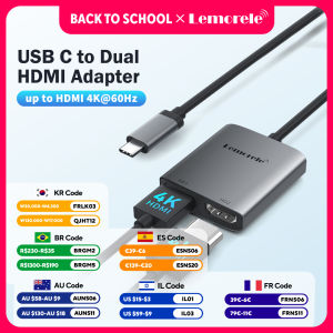 Lemorele | Lemorele 4K USB-C to HDMI Adapter Type-C to HDMI Converter Screen Mirroring & Extended Display for PC Laptop/Phone to TV/Moni