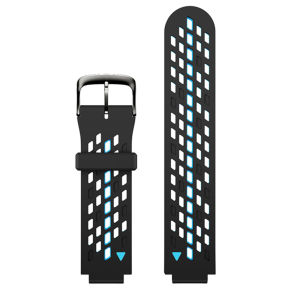 Dây Đeo Đồng Hồ Thể Thao Bằng Silicon Mềm Hai Màu Dành Cho Garmin Forerunner 735XT 235 230 630 620 Thoáng Khí Thay Thế Dây Đeo Cổ Tay Khi Chạy Bộ