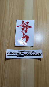 2PCS Honda Logo Side Sticker for Motorcycle Decals Waterproof Stickers Step Board Decal for Motor