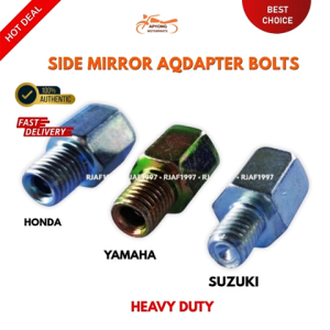 10 SETS BOLTS SCREW SIDE MIRROR ADAPTER FOR MOTORS