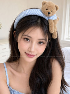 PINK EMPRESS | Dây Đai Đầu Kiểu Gấu Hoạt Hình Hàn Quốc Chống Trượt Cao