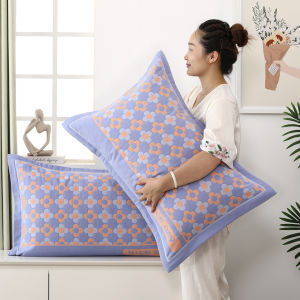 ผ้าห่มแบบผ้าฝ้ายแท้หนาพิเศษสำหรับผู้ใหญ่ 2 ชิ้น ผ้าฝ้ายแท้ระบายอากาศได้ดี ดูดซับเหงื่อ ป้องกันแบคทีเรีย ป้องกันเชื้อรา