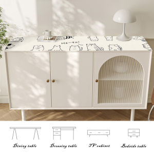 Tùy chỉnh da Khăn Trải Bàn chống thấm dầu chống thấm nước màu trơn Thảm trải bàn bằng da PVC bảng văn phòng vải