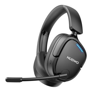 Nubwo | NUBWO HG04 Wireless Gaming Headset for PS5PS4 Dual 2.4G & Bluetooth Deep EQ Audio Noise Canceling Mic Foldable Lightweight