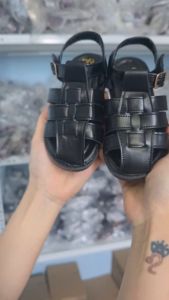 Sandal dọ đế cao da mềm cho bé gái đi học đi chơi (form to)