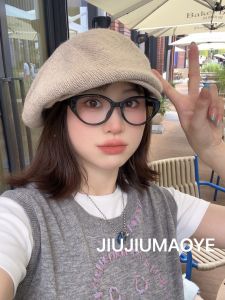 Retro Large Head Size Autumn Spring Octagonal Beret Hat Brown Newsboy Cap Duckbill Painter Cap Casual Style for All Ages