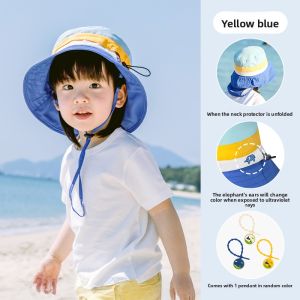 shukiku | Sun Protection UV Block Childrens Hat Lightweight Wide Brim