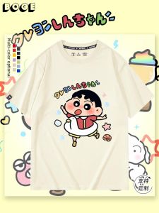 Anime Cartoon Design T-Shirt Cotton Short Sleeve