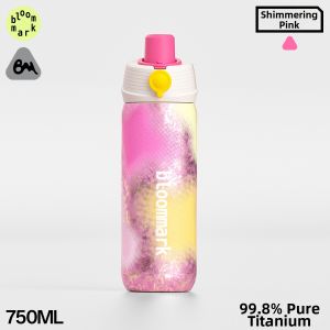 bloommark | Large Portable Insulated Water Bottle