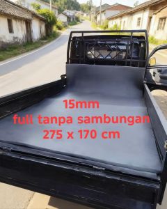 KARPET BAK MOBIL PICK UP NEW CARRY TAYO/TRAGA/L300/GRANDMAX/ APV/T120SS/FUTURA/ ALAS KARGO KARPET SERBAGUNA standar TEBAL 10mm panjang ±275cm Lebar ±170cm varian motif dan polos