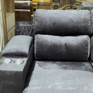 Livinghome FurnitureMall โซฟา L-Shape ปรับ-ดึงนอน มี USB ขนาด 248x172x107 cm. รุ่น Monica