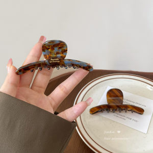 Elegant Acetate Hair Claw Womens Back of Head Updo Shark Clamp 2025 New Style Hair Accessories Fashionable Hair Grips