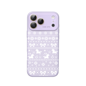 Asina | Cute Liquid Silicone Phone Case Full Lens Protection Large View Window for iPhone