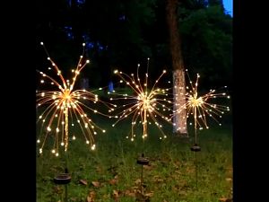 ✯BISA COD✯ Lampu Taman Tenaga Matahari LED Anti Air Outdoor Luar Ruangan Solar Panel Minimalis Modern 90 /150/200 LED