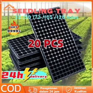 20pcs Pot Tray Semai Bibit Benih / Paket Tray Semai Lubang 21 32 50 72 105 128 162 200 288 Tebal dan Termurah