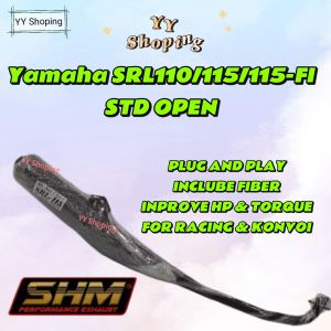 SHM EXHAUST YAMAHA LAGENDA SRL110 SRL115 SRL115 FI EXHAUST CUTTING STANDARD OPEN SRL EKZOS STD OPEN