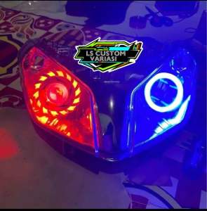 New Reflektor Vario Tecno 110/Vario cw 110 old set W Costume daymaker 2 mata plus set Proji Running kualitas Terbaik