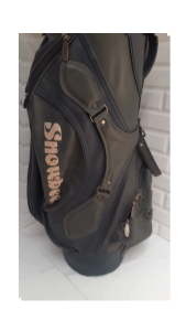 Golf Bag Warna Biru Dengan Rak Stik - Second