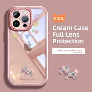 GGUU | Compatible iPhone 17 ProMax Transparent Anti-Drop Phone Case Silicone