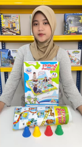 Mainan Anak 5834 2-4 PLAYER SNAKES & LADDERS Mainan Ular Tangga Lantai Family Kids Game Board Anak Mainan Anak Perempuan - Mainan Anak Laki Laki