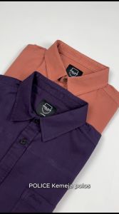 Kemeja Polos Relaxfit Cotton Twill Pria: Desain Sederhana & Elegan