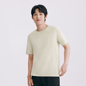 THREEGUN | Cotton Soft Round Neck Loose Breathable Mens T-Shirt
