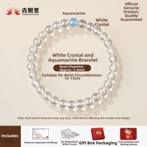 JIZHAOTANG | White Crystal Bracelet for Women Birthday Gift