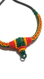 37.สร้อย 1 ห่วง ปรับสายยาวสุด30นิ้ว(เชือกร่ม4มิล/เสริม8มิล)สนใจสีอื่นทักแชท