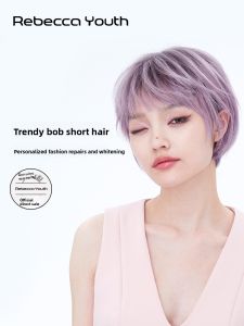 Rebecca | Tóc Giả BOBO Ngắn Toàn Đầu Tay Làm Bằng Tay Thiên Nhiên