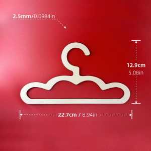 Premium 6PCS Nordic Wooden Cloud Wall Hanging Coat Rack Baby Clothes Hanger INS Minimalist Style Wood Coats Hanger for Nursery
