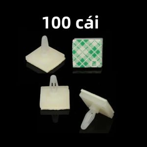 100 Chiếc HC-5 Nylon Nhựa Dính Cố Định Kẹp PCB Miếng Đệm Standoff Khóa Chụp Trong Kẹp Với 3 Mm Lỗ Dính Cho Gia Công Kim Loại