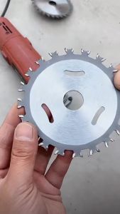 paket mata gergaji pisau 2sisi gerinda double + dudukan circular saw pemotong bilah belah melah kayu