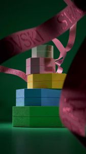 🖤Swarovski🖤(สินค้าใหม่) Gema ต่างหูพลอยลูกกวาดหลากสีสันดีไซน์อสมมาตร ต่างหูแฟชั่นสตรีเงินแท้ 925 (EH-CS987412348104) ต่างหูคู่รักสไตล์ดีไซน์คลาสสิก ของขวัญพิเศษสำหรับแฟนหรือแฟนของคุณ