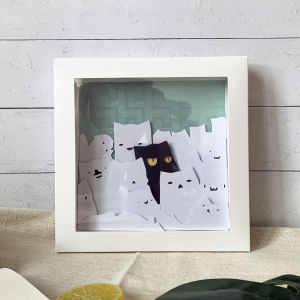 Small Animal Art Three-Dimensional Pasteup Kids Puzzle Ideas Handmade Painting DIY Photo Frame Puzzle Material Package