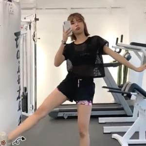 FASHLOVER Summer Fitness Wear Women Loose Top Running Sports Short Sleeve Mesh Breathable Yoga Wear