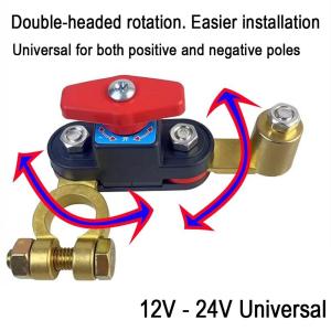 Car battery disconnect switch truck with small main switch thickened battery terminal vehicle negative switch