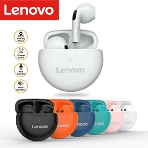 ♥ SFREE Shipping ♥ TWS Wireless Headphones Bluetooth 5.0 Bass Headset Lenovo Air Pro 6 TWS Sport Earpiece Mini Pods Earbuds With Mic compatible For iPhone Xiaomi Android Headphones