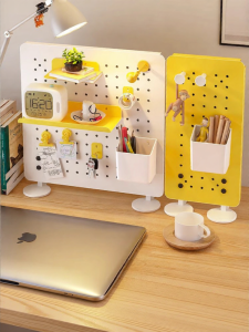 WEINIMEI | Magnetic Desktop Organizer Pegboard Stand-Alone Divider
