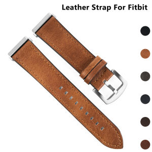 Leather Band For fitbit versa 4 band fitbit versa 3 2 Lite Men Watch Bracelet Strap For Fitbit Sense / Sense 2 Replacement Loop