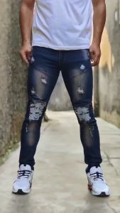 Celana Panjang Jins Cowok Keren Clana Panjang Pria Jeans Celana Pria Sobek