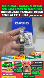 CASIO ORIGINAL - LTP-1165A-7C2 - WOMEN - Silver - Stainless - Jam dunia JD17ST # Jam Tangan Wanita Cewek Anti Air Digital Analog # LTP 1165A 7C LTP-1165A 1165 A LTP1165 LTP-1165 LTP1165A LTP-1165A-7C $ WR0 STS KC7