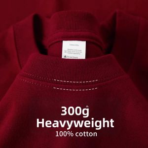 PAZHAOLANG | Heavyweight Pure Cotton Short Sleeve T-shirt for Summer Big Sizes