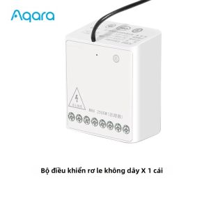 Aqara | Aqara Zigbee 2 Kênh Module Relay Công Tắc Thông Minh Hẹn Giờ Điều Khiển 2 Chiều Hoạt Động Với Mijia Homekit Ứng Dụng Tối Đa 2500W Giao Tiếp Không Dây