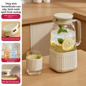 YYIEDERNG | Bình Nước Kính Borosilicate Chịu Nhiệt Cao