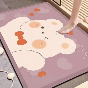 Water Absorbent Anti-slip Bath Mat