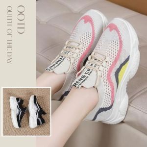 LHFriday นำเทรนสุดๆ รองเท้าผ้าใบแฟชั่น รองเท้าผ้าใบผู้หญิง พื้นหนา ยืดหยุ่นได้ดี ไม่เจ็บเท้าแน่นอน สไตล์เกาหลีสุดๆ สาวๆรีบจับจองกันเลย