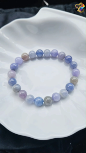 Collection Grade Rare Duo Bao Colorful Tanzanite Bracelet