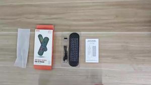 Điều Khiển Từ Xa M5 BT 2.4G Không Dây Chuột Bay Mini Có Đèn Nền Bàn Phím Tích Hợp Pin Cho Android Smart TV Box PC Máy Tính Bảng Máy Chiếu